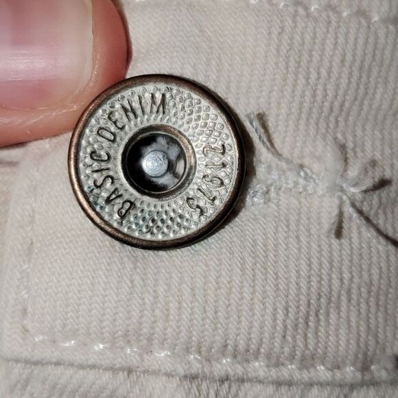 ZARA basic  denim ivory jeans - Picture 16 of 16